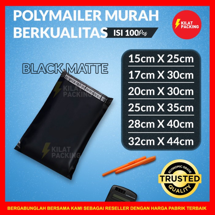 

Eklusif Polymailer Murah Hitam Varian / Plastik Packing Online Shop Per Pack Hot Sale