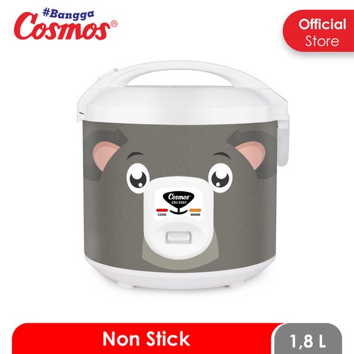 Cosmos Rice Cooker Penanak Nasi 1.8 Liter CRJ 3307