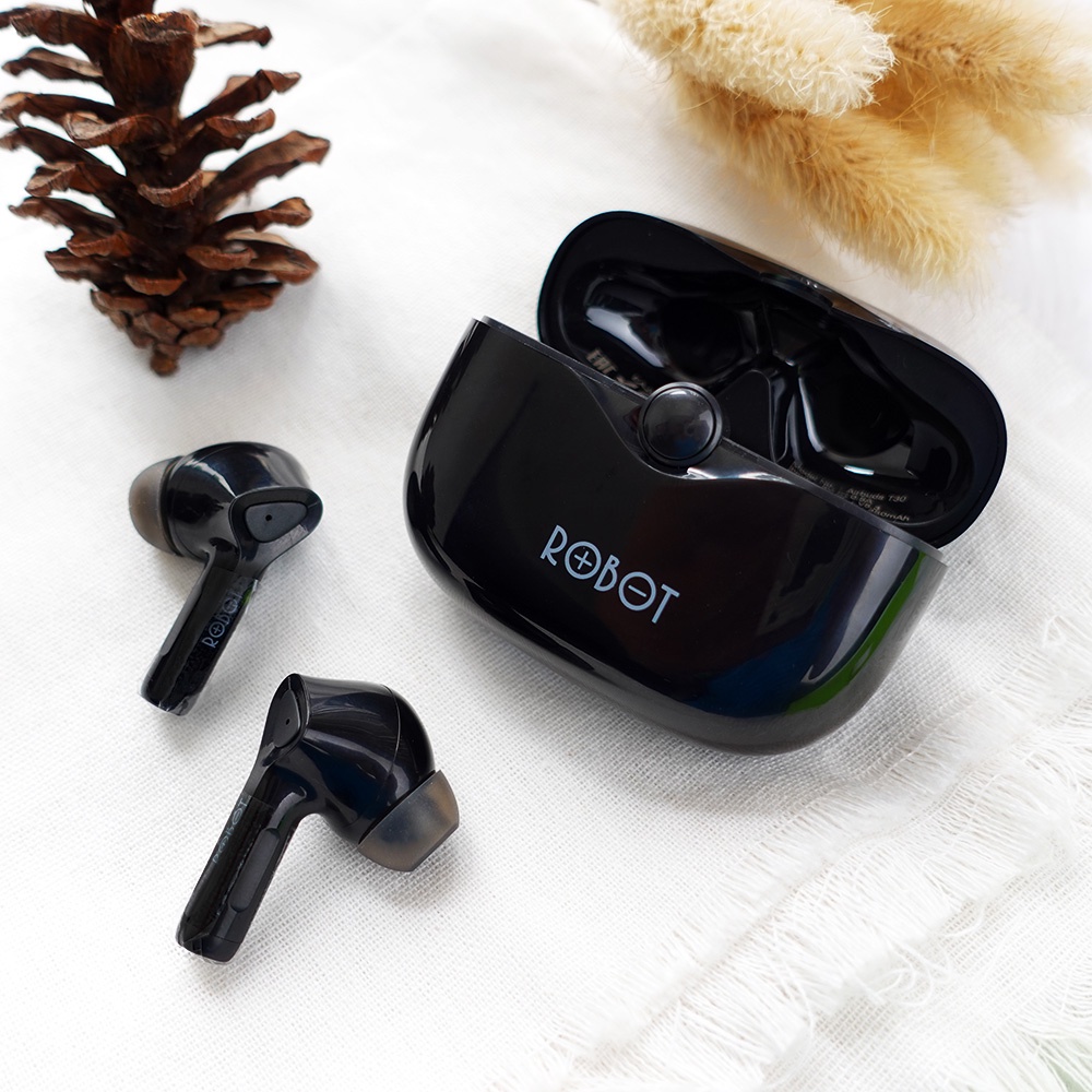 HEADSET BLUETOOTH ROBOT TWS T30 WIRELESS EARBUD HEADSET BLUETOOTH T30