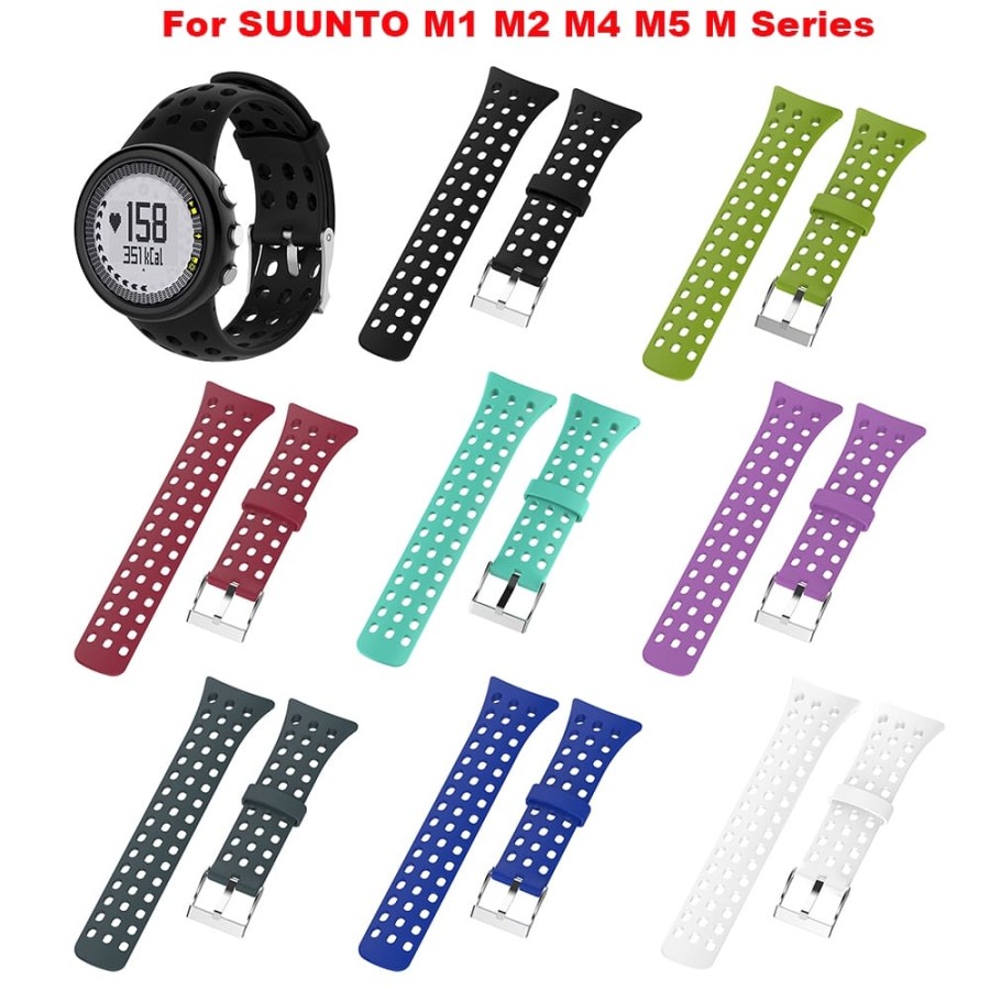 Tali Jam SUUNTO M1 M2 M4 M5 M Series Universal silicon strap band