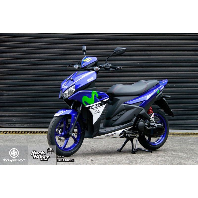 STRIPING/STICKER AEROX 125 MOVISTAR MALAYSIA ENEOS