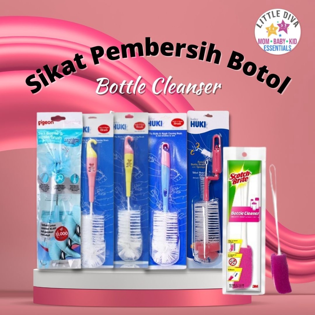 Sikat Pembersih Botol Dot Bayi Bottle Nipple Cleanser all variant