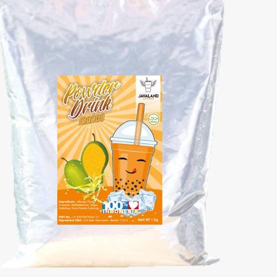 

11.11✔️Bubuk Minuman Bubble Powder Drink Rasa Mango 1kg JAVALAND Depok|RA3