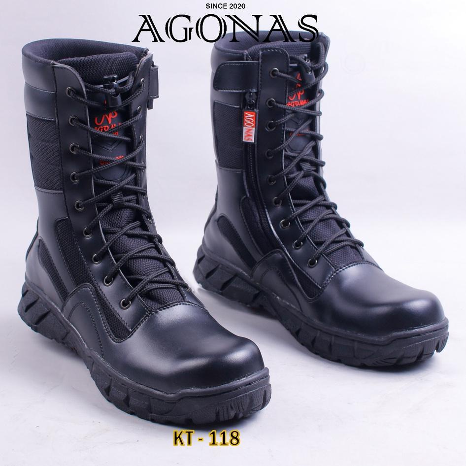 [176] Sepatu PDL Blackhawk Ujung Besi Original Agonas ➧