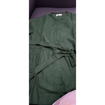 PRELOVED Blouse Wanita Warna Hijau Botol Mylomilo