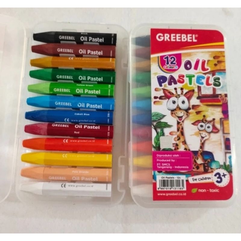

Promo Termurah paling murah Crayon Titi / Greebel Krayon Titi Oil Pastel 12 Warna