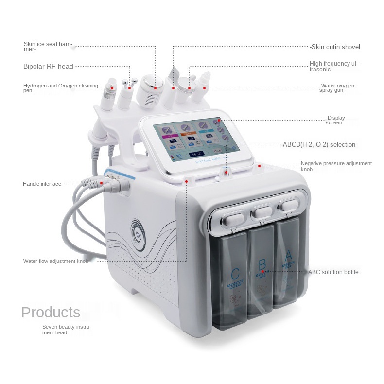 Mesin Dermabrasi Oxygen Air 6 Dalam 1, Mesin Pembersih Wajah Facial Beauty Equipment Machine For SPA