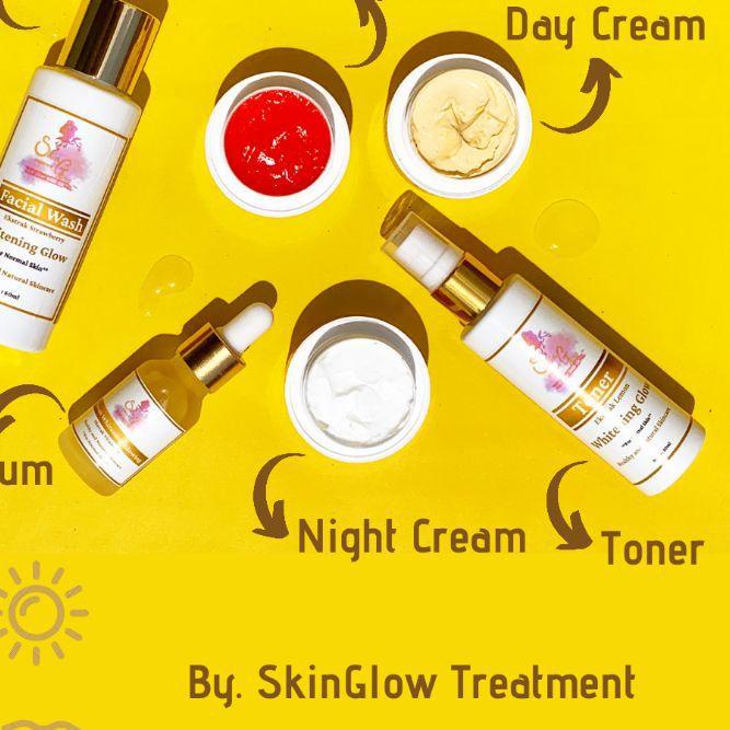 BAYAR DITEMPAT✔️Glowing Pemutih Kulit Wajah 5x Lebih cepat SkinGlow Treatment Bpom|KD6