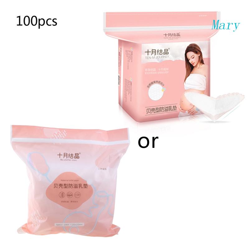 Mary 100pcs Breast Pad Sekali Pakai Anti Bocor Untuk Ibu Menyusui