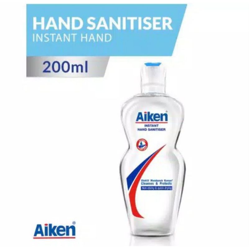 AIKEN Instan Hand Sanitizer 200ml Anti Bakteri BPOM