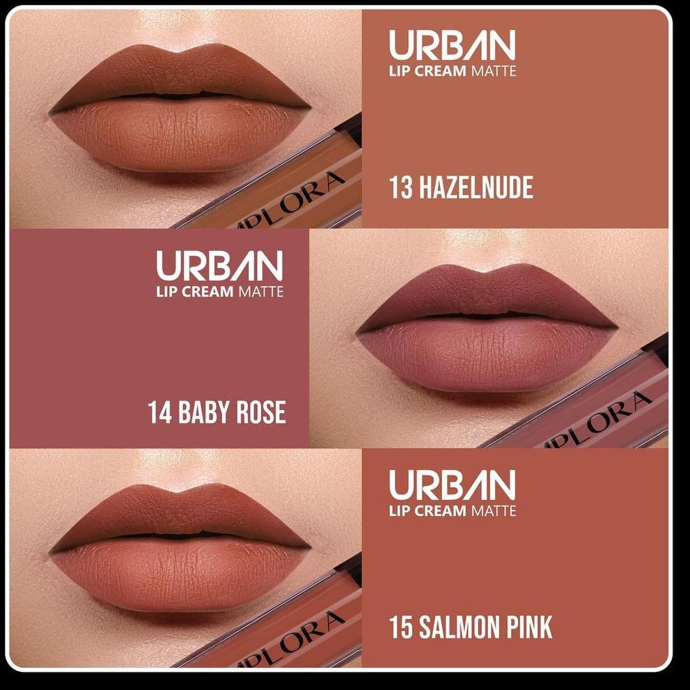 ㊤ Implora (✔️BPOM) Urban Lip Cream Matte ( lipcream ) shade no 1 2 3 4 5 6 7 8 9 10 11 12 13 14 15 1