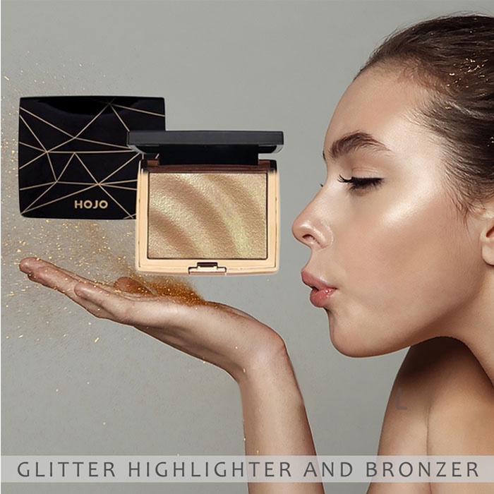Beauty Jaya - HOJO Highlighter Pallette ORI MAKE UP Waterproof Glitter Highlighter