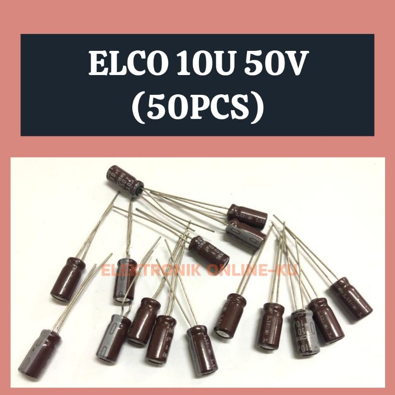 ELCO 10U 50V (50PCS)