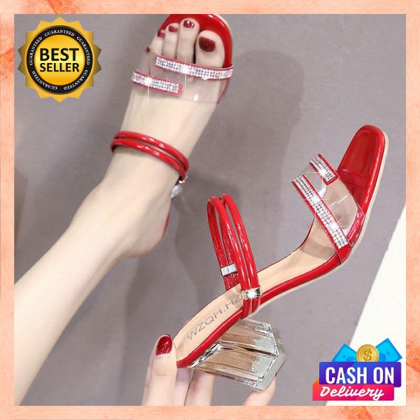 Sepatu Pesta Wanita Heels Sepatu Sandal Wanita High Heels Kekinian Viral Kualitas Bagus Terbaru Sand