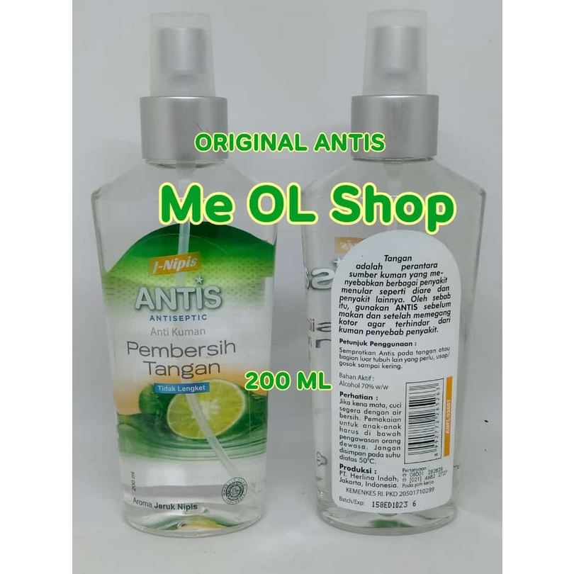 ANTIS HAND SANITIZER SPRAY 200ML