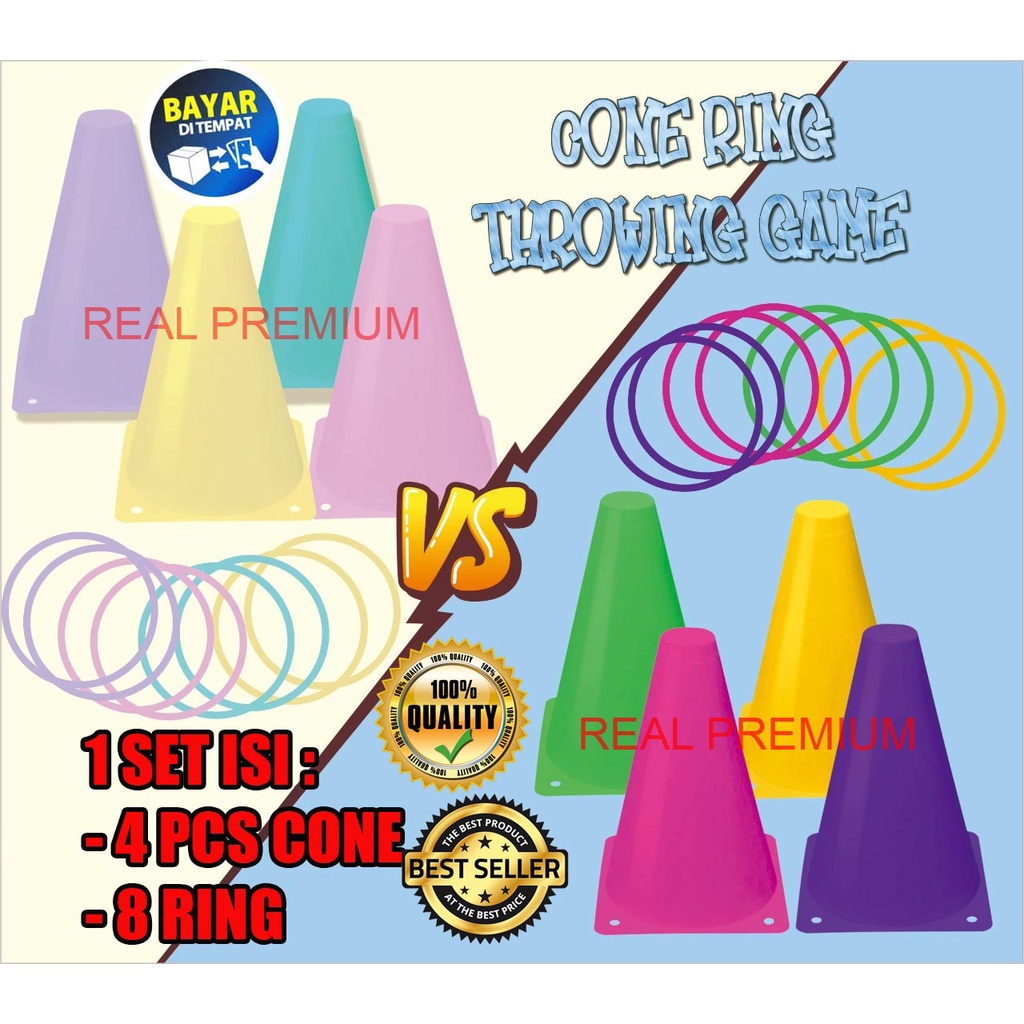 Jual CONE KERUCUT PLUS RING YG 25 / CONE KERUCUT LATIHAN OLAHRAGA /CONE