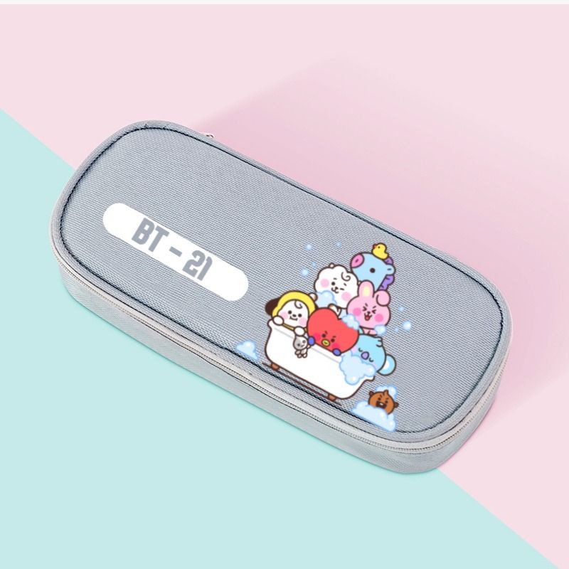 

KOTAK PENSIL KANVAS BT21 / CHIMMY/RJ/MANG/TATA/KOYA/COOKY/SHOOKY