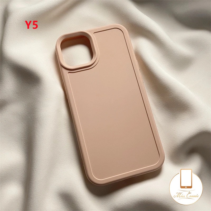 Soft Case Matte Warna Permen Macaron Untuk iPhone 7 8 Plus 11 Pro MAX XR 7Plus 8Plus 13 12 14 Pro MAX X XS MAX