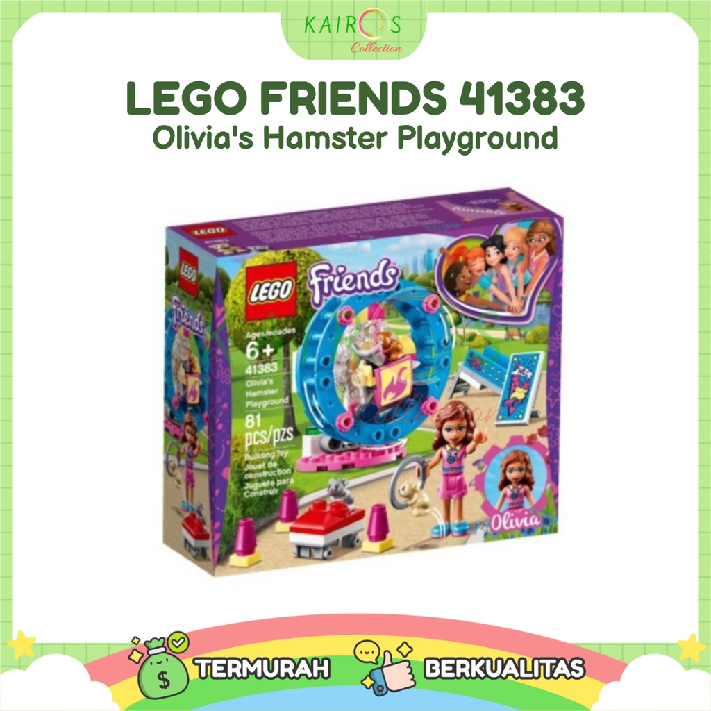 Lego Friends Olivia's Hamster Playground 41383