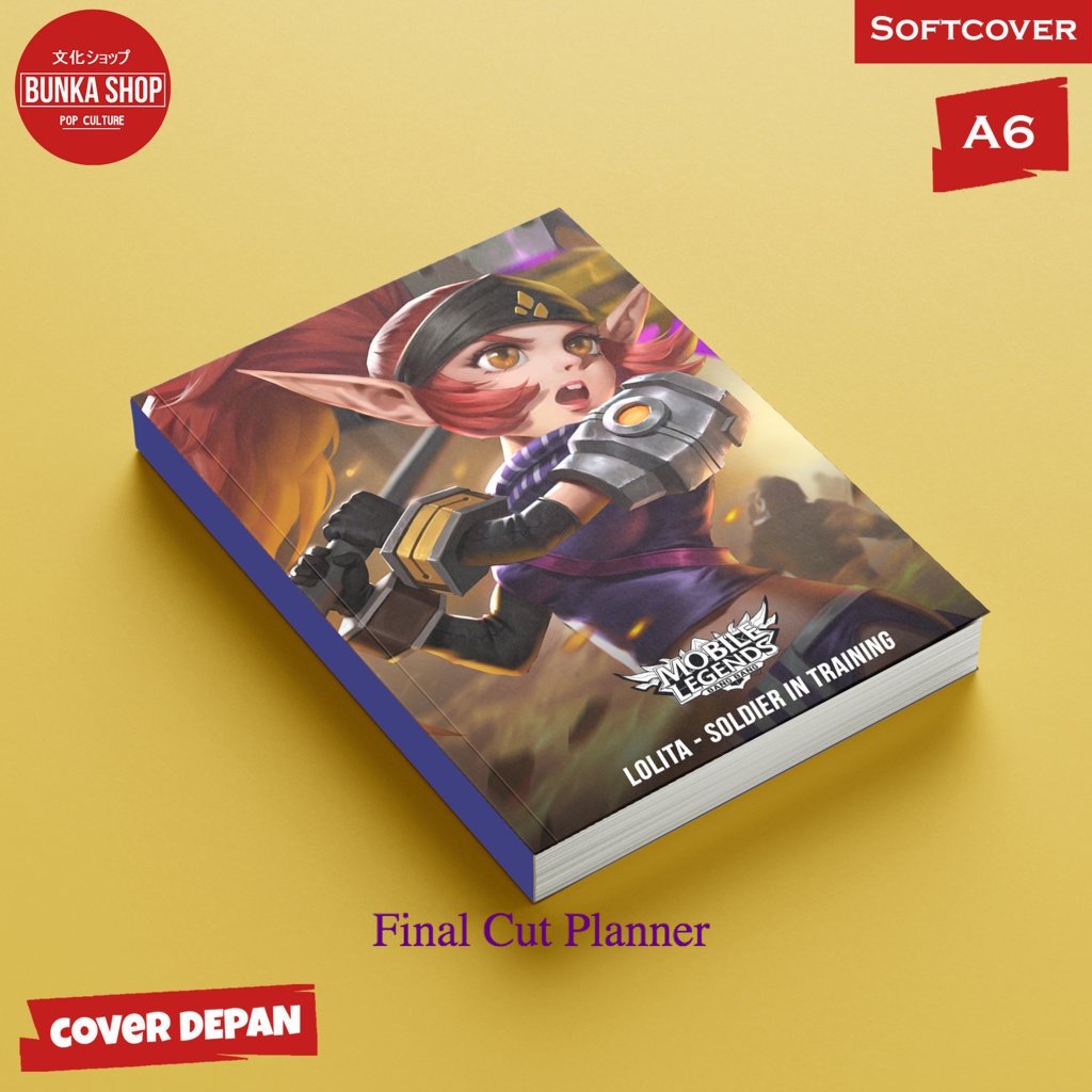 

Pocket Note Mobile Legends Lolita Soldier In Training Softcover A6 Buku Tulis Catatan Notes Agenda Planner Jurnal .