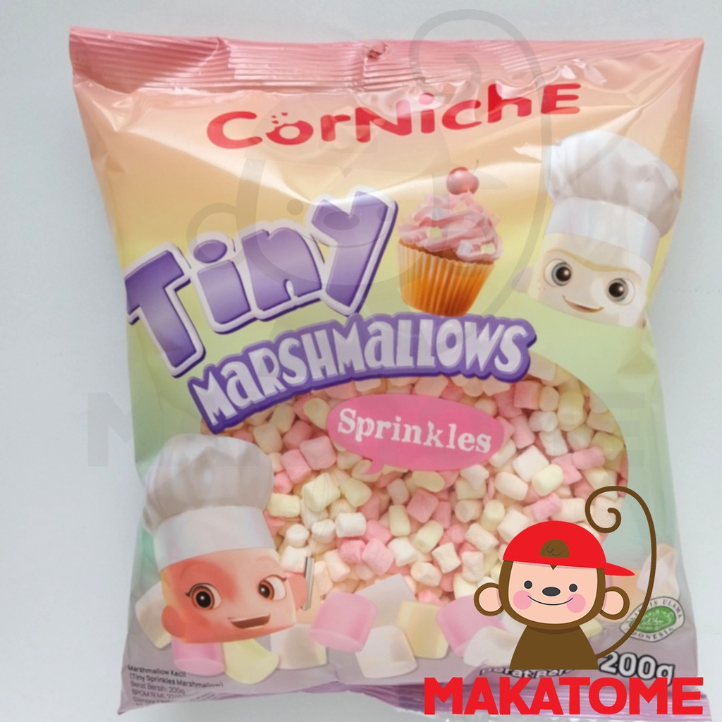 

Corniche Tiny Sprinkles Marshmallow 200g kecil 200 gr 200gr permen
