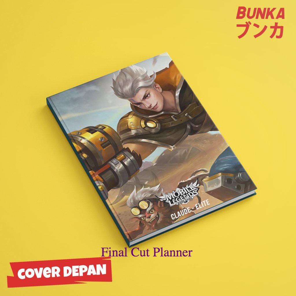 

Notebook Mobile legends Claude Elite Hardocover A5 Buku tulis catatan Notes Agenda planner Jurnal .