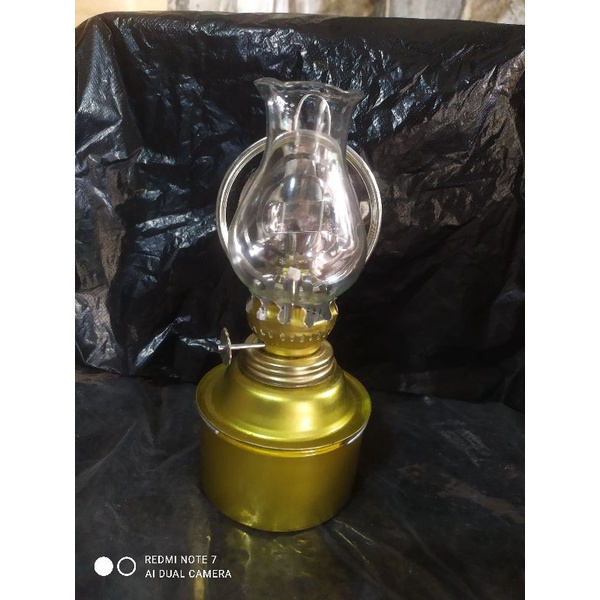 Lampu minyak tanah ublik Warna Gold - lampu minyak - lampu emergency - lampu batre