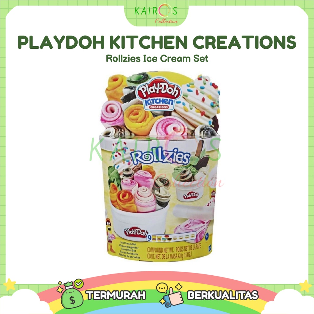 PlayDoh Rollzies Ice Cream Set