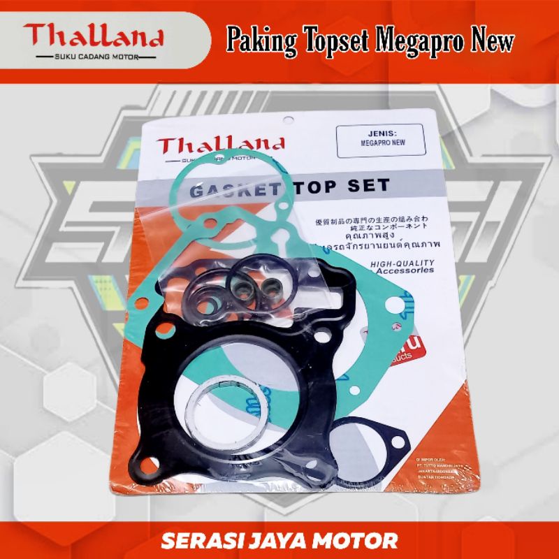 GASKET PAKING TOPSET TOP SET PLUS SEAL KLEP MEGAPRO NEW VERZA