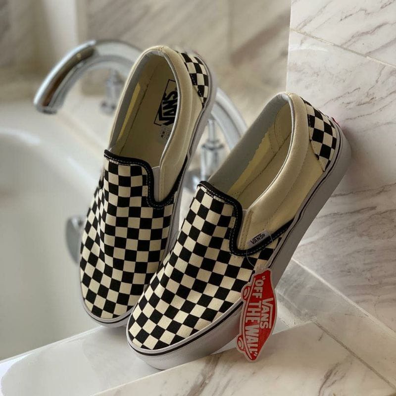 Vans Slip On Mono OG Checkerboard Black White PREMIUM BNIB