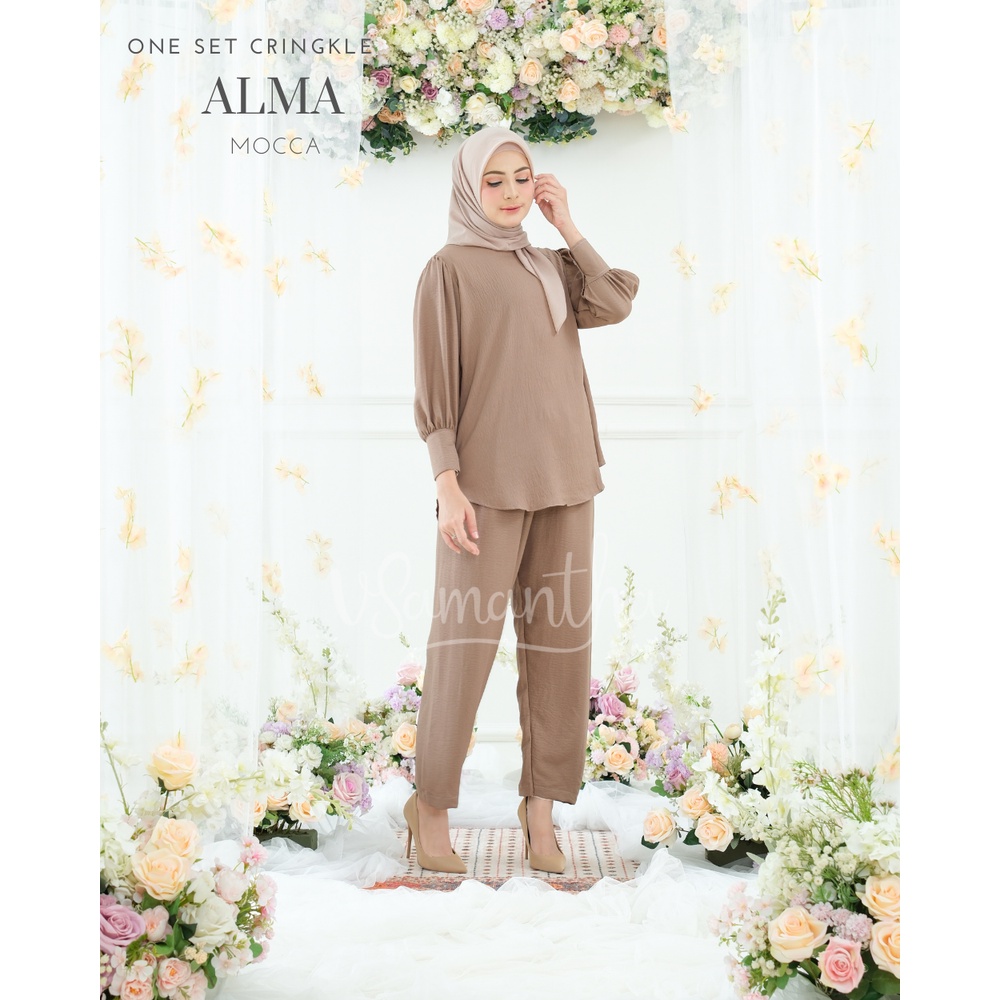 One Set Wanita Crinkle Airflow Alma