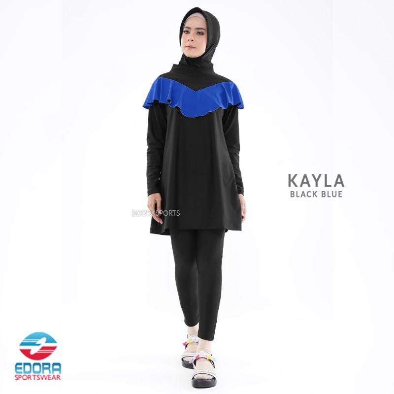 Baju Renang Muslim Wanita Dewasa KAYLA Loose Fit Muslimah EDORA