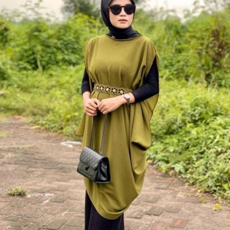 Terlaris.. OUTER KAFTAN RINJANI MEWAH VIRAL TERLARIS KAFTAN KONDANGAN TERBARU BISA COD SIAP KIRIM