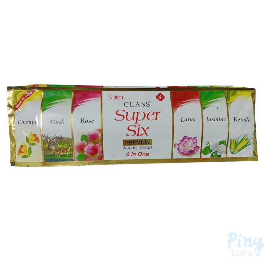 Per Renteng Dupa Hio Harum Super Six Renteng by Savitri Class ndia Paket Is 6 Pack Aroma Musk Jasmine Lotus Rose Kewda Champa