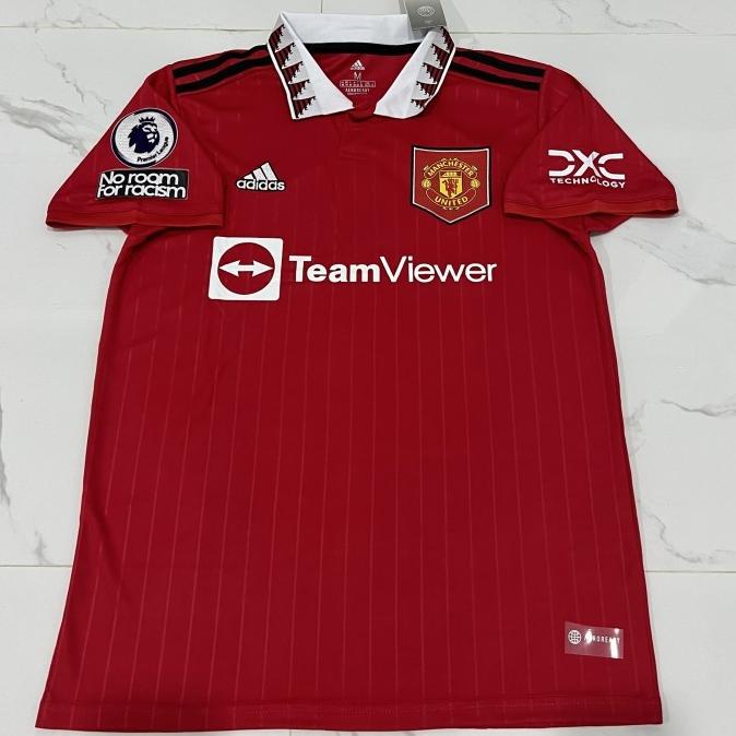 BAJU BOLA JERSEY MU HOME 2022 2023 FULL PATCH BPL JERSEY GRADE ORI DESRF6846ED