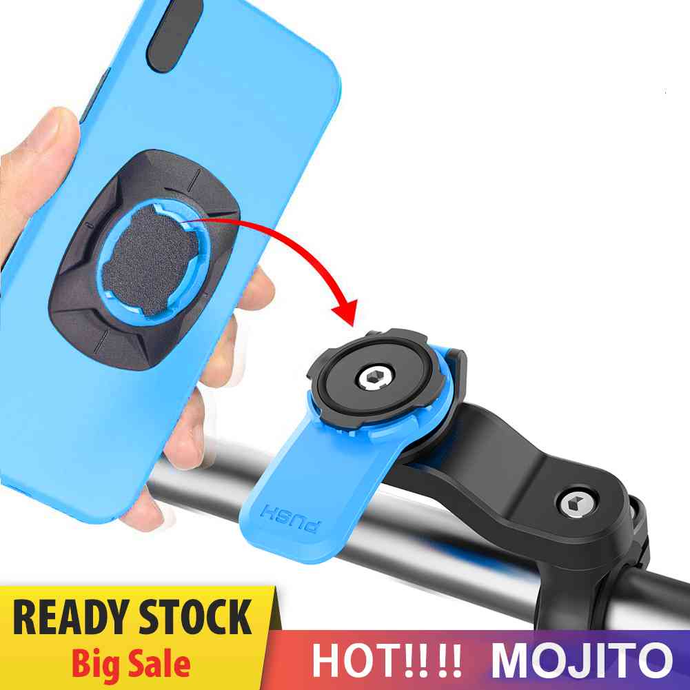 Stand Holder Handphone Anti Slip Untuk Stang Sepeda / Motor