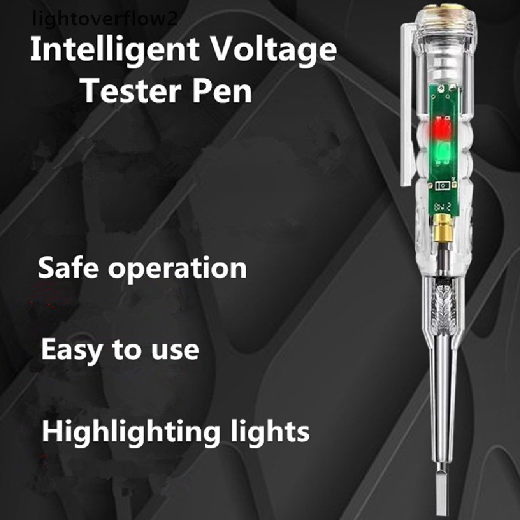 (lightoverflow2) Pena Tester Tegangan Listrik Tanpa Kontak (ID)