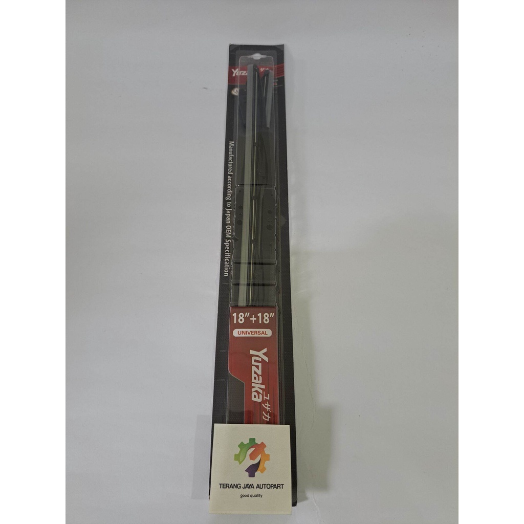 KARET WIPER KARET KIPAS KACA WIPER BLADE UNIVERSAL 18 INCH