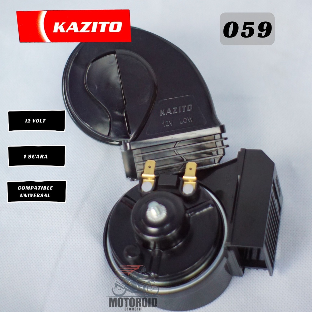 KLAKSON KEONG WATERPROF KAZITO TWINS WATERPROF KAZITO HORN TEROMPET DOUBLE UNIVERSAL