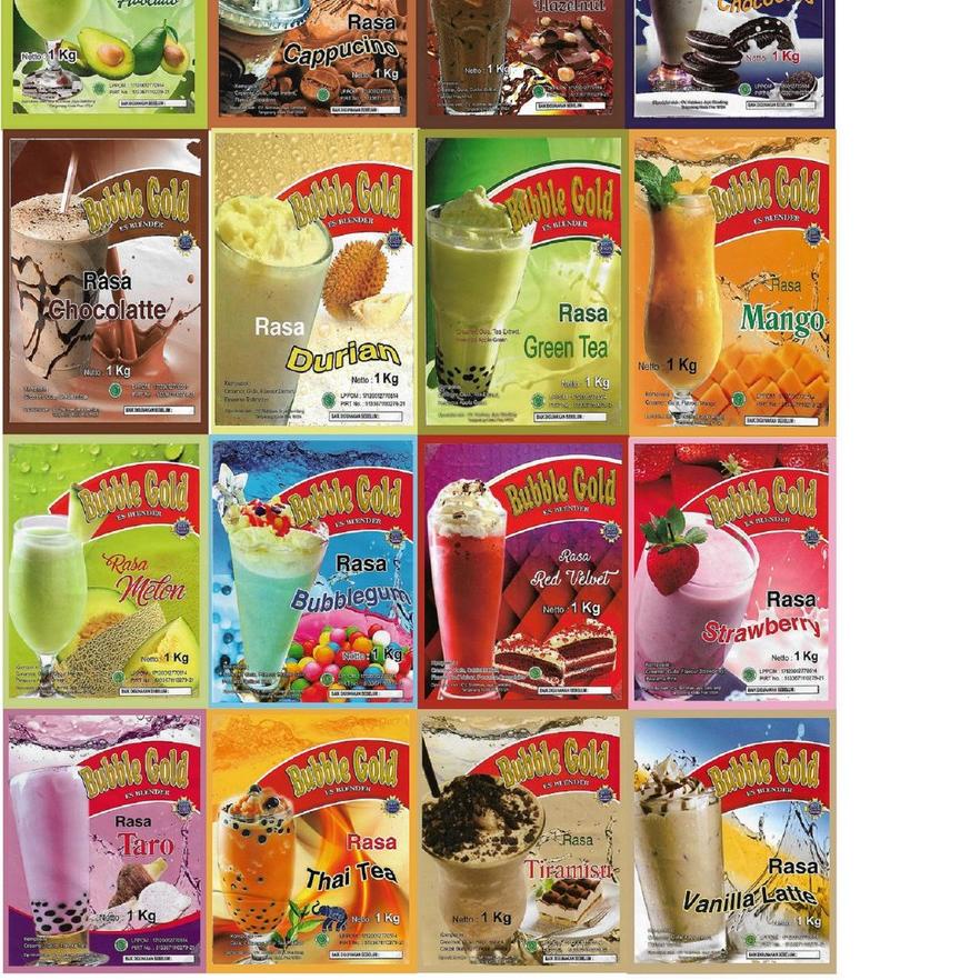 

COD✔️KEMASAN 1KG BUBBLE GOLD AVOCADO | SERBUK MINUMAN RASA ALPOKAT 1KILO|KD7