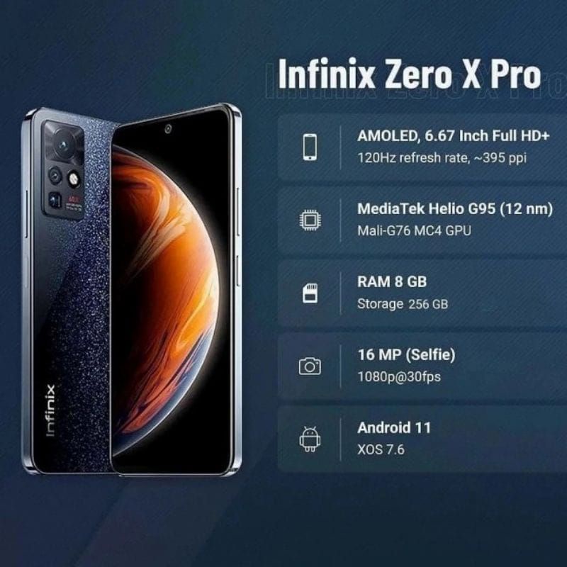 Infinix Zero X pro ( RAM 8GB/ 256GB)