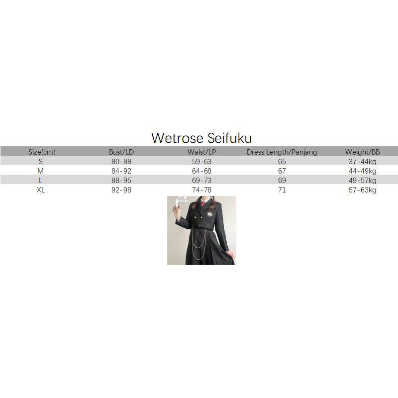 【Wetrose】 New Premium Cool JK Cosplay Costume Uniform School Suit Korean Japanese Style Student Set