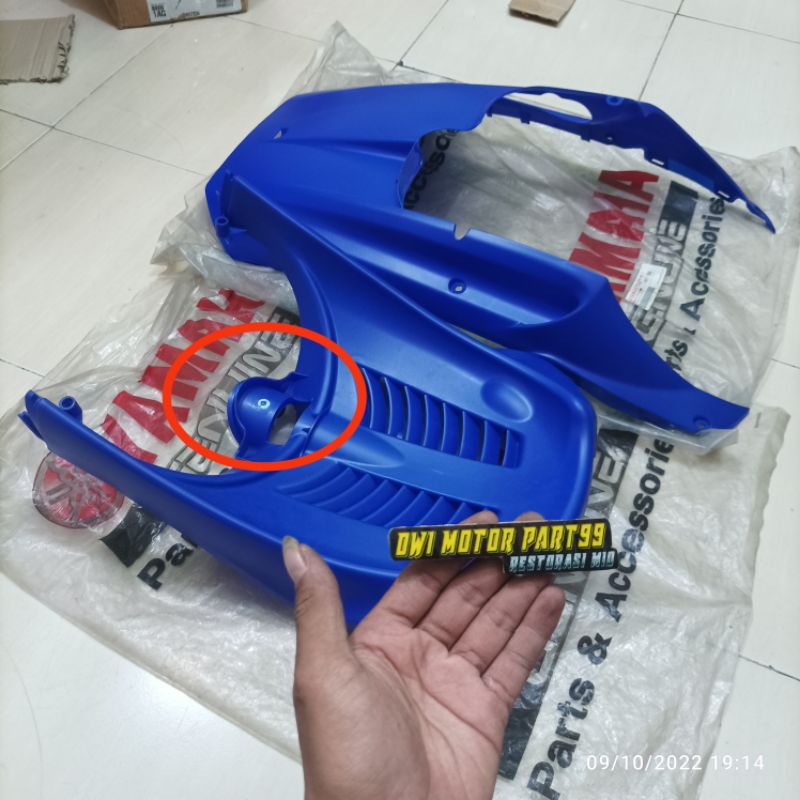 PARLONG PARUH BOLONG KOLONG NON STEP MIO SPORTY BIRU ORIGINAL YAMAHA