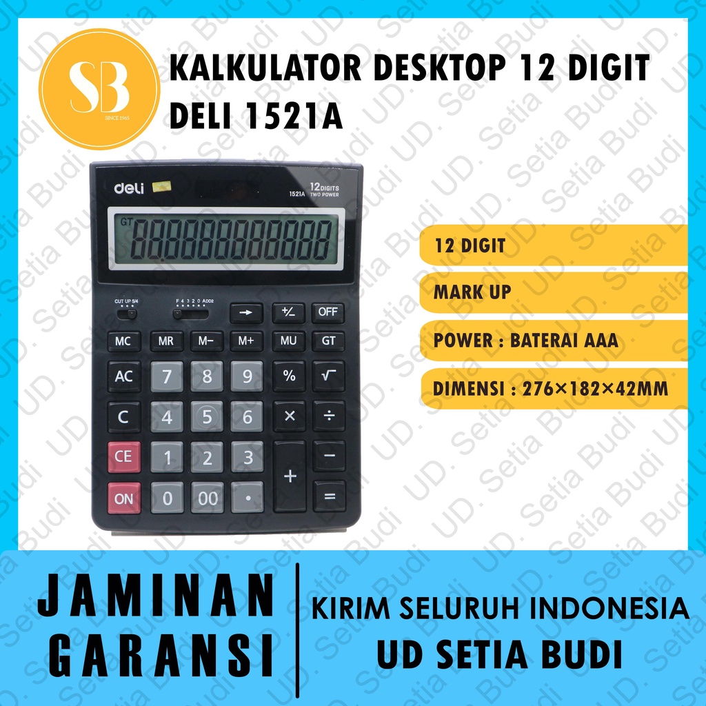 

Kalkulator Desktop DELI 1521 A