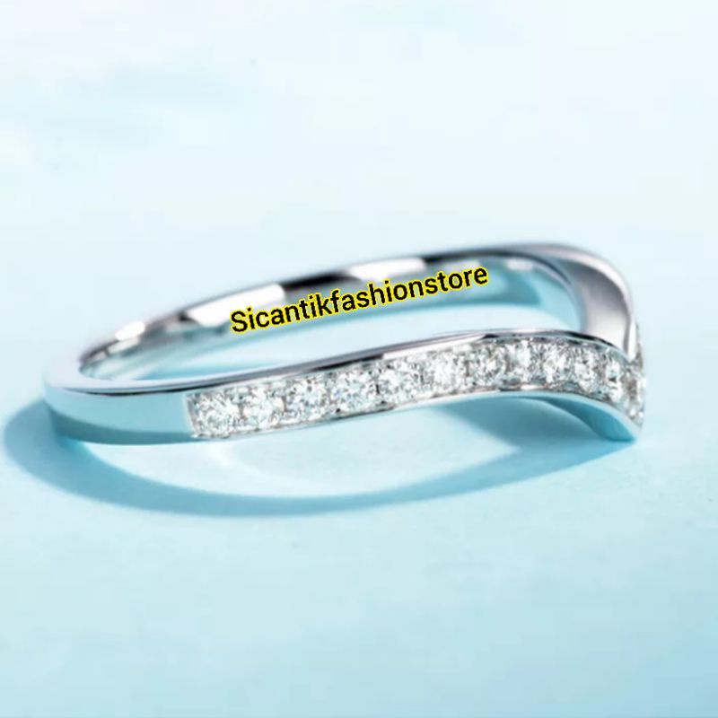 Cincin Titanium Fuji Viral Fashion Wanita Terbaru Terlaris Anti Karat Selamanya Cincin Perak Silver 925 Cincin K5 Gold Cincin Wanita Rose Gold Full Permata Cincin Wanita Permata Viral Cincin Fuji Permata Viral