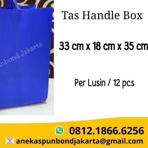 

Tas Spunbond Box/Tas Handle Box/Tas Nasi Kotak/Goodiebag 33x18x35cm