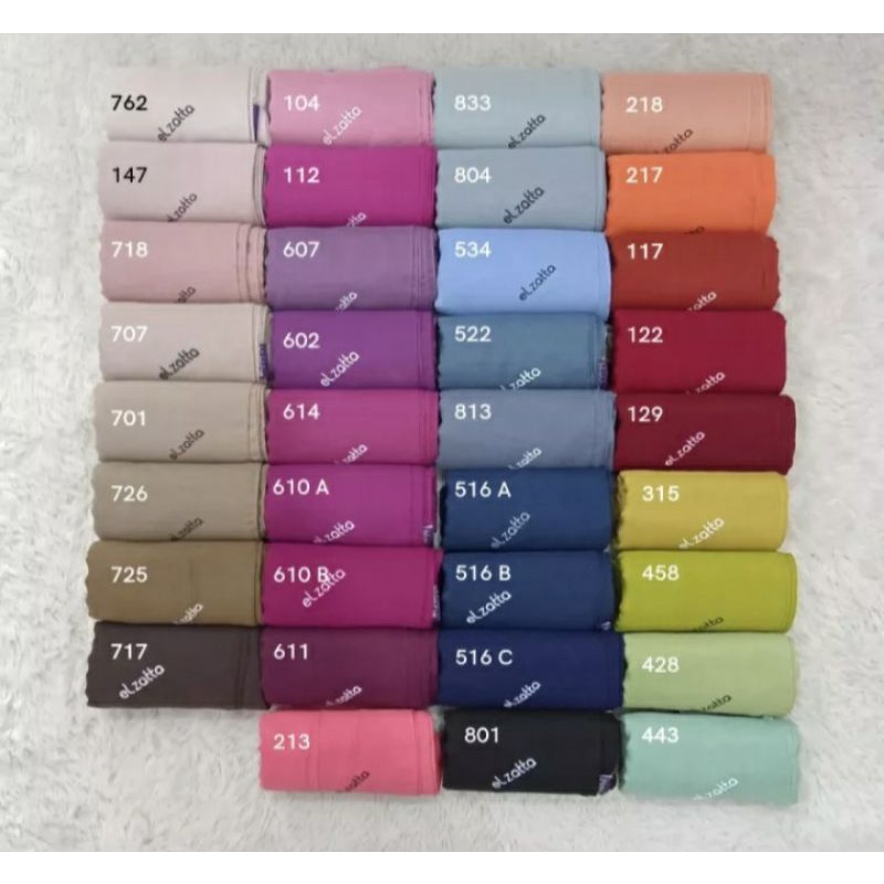 Hijab segi empat polos elzatta Keisha shamora