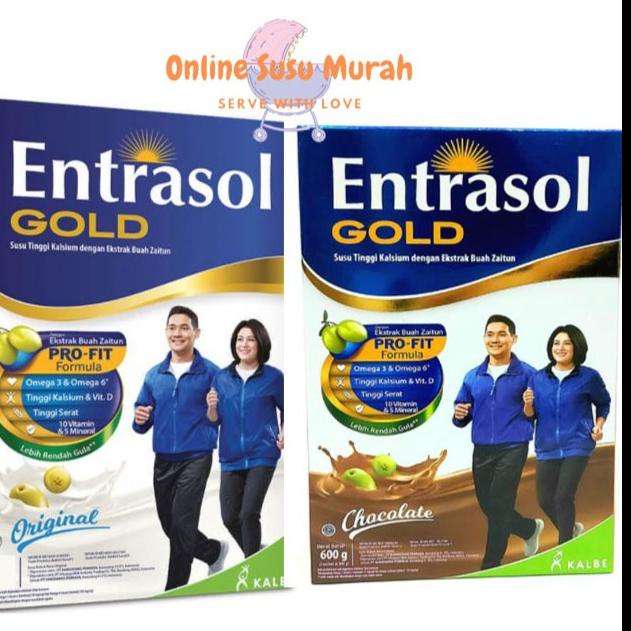 

[ COD ] ENTRASOL GOLD PROFIT COKLAT VANILA 600 GR