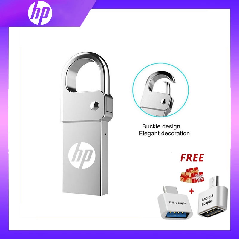 Hp Flashdisk USB 3.0 Tipe Pen Bahan Metal Anti Air Kapasitas 16GB 32GB 64GB 128GB 256GB 512GB 1TB 2TB