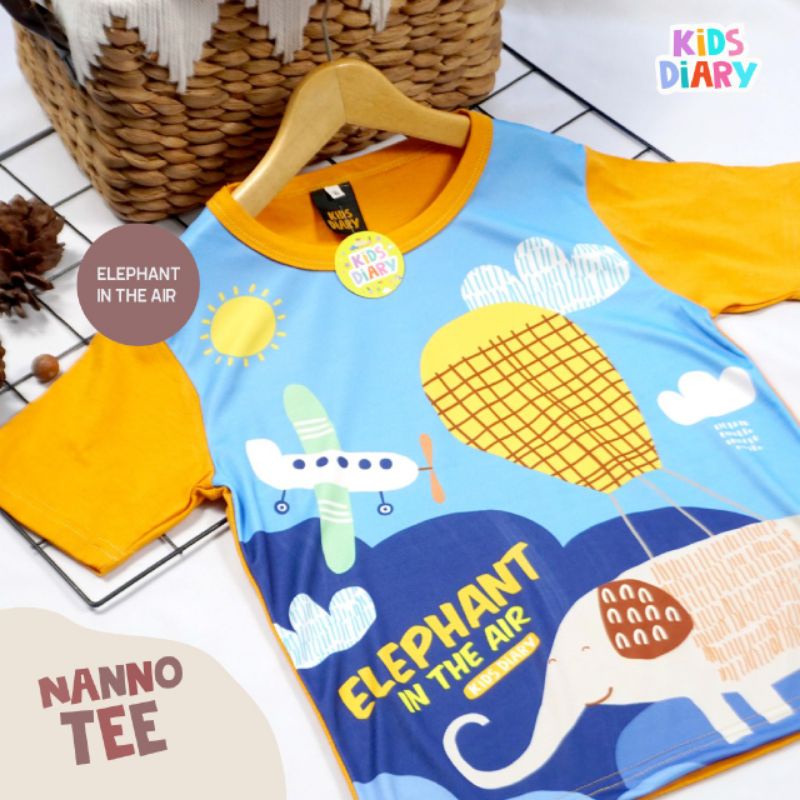 KAOS BAJU ATASAN ANAK LAKI-LAKI NANNO TEE KIDS DIARY